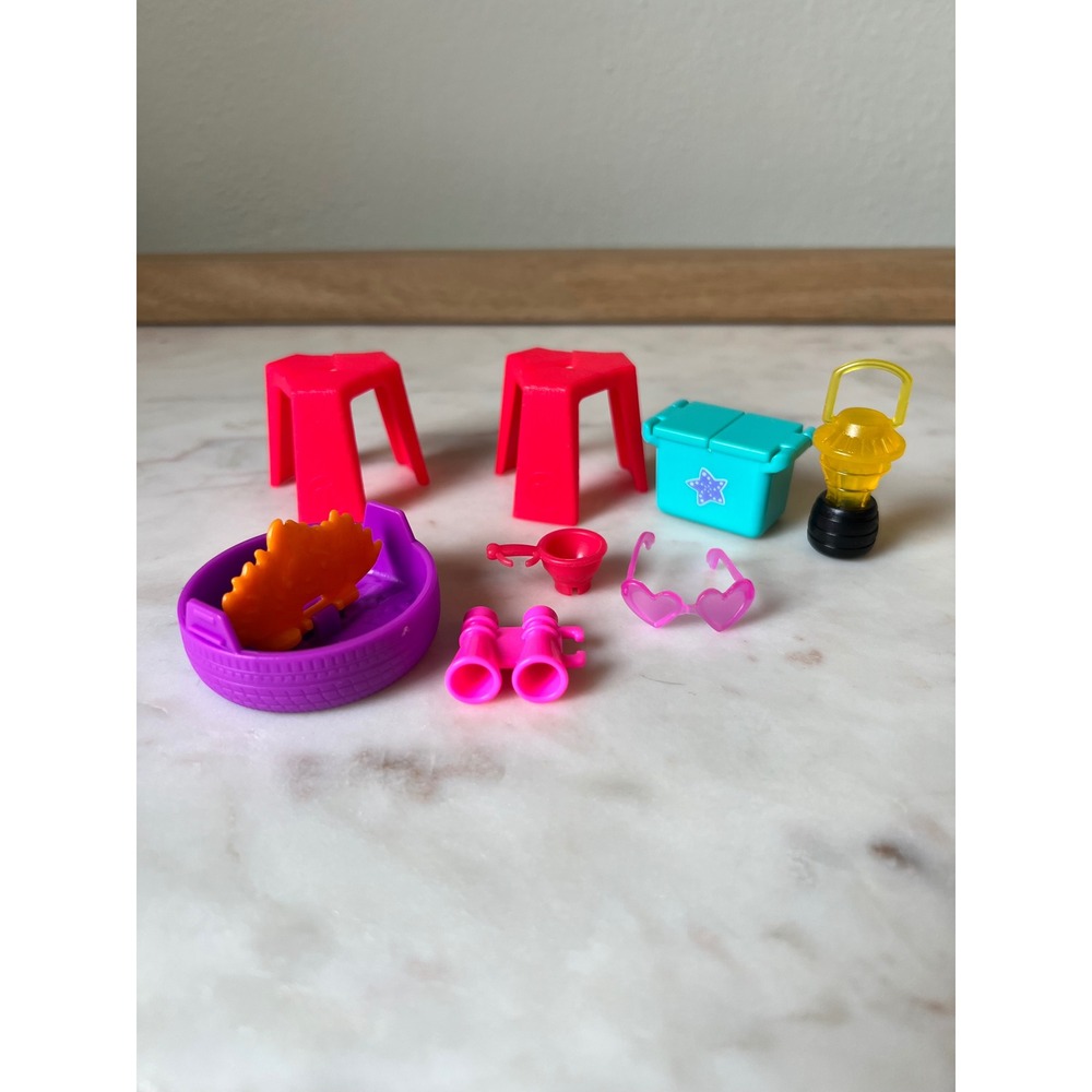 Barbie Camping Bonfire Replacement Part Lot